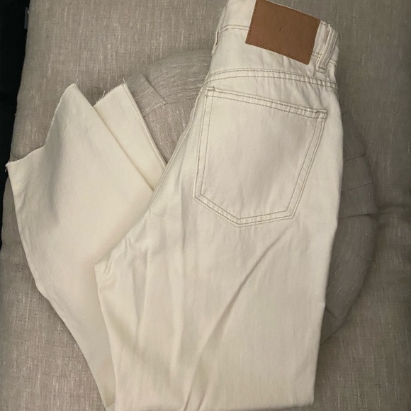 Zara ecru straight jeans - Picture 4 of 6